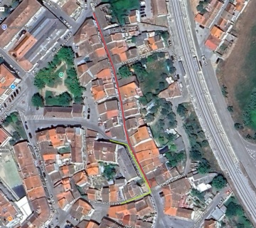 Trânsito cortado na rua da Quintã