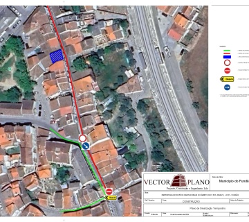 Trânsito cortado na rua da Quintã