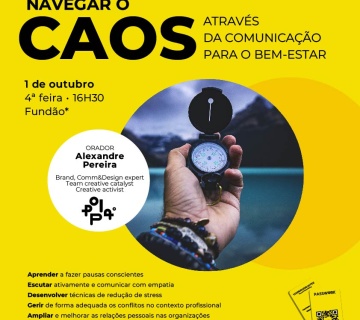 Conversa “Navegar o Caos: Comunicação para o Bem-Estar” na Incubadora A Praça