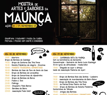 Mostra de Artes e Sabores da Maúnça na aldeia do Açor